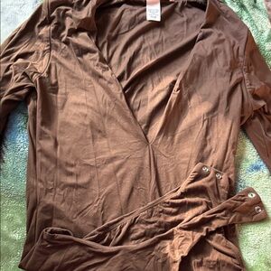 Victoria's Secret Chocolate Brown Bodysuit